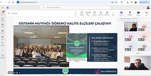 KÜ Kalite Elçileri Topluluğu, “Türkiye’nin Dört Bir Yanından Öğrenci Kalite Elçileri” Buluşmasına Katıldı
