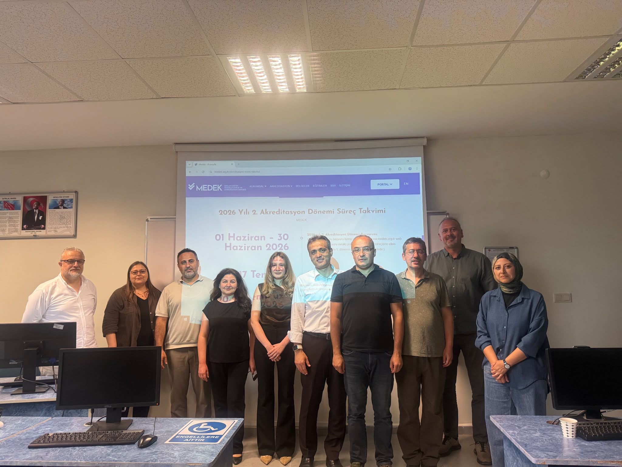 Program Akreditasyon Süreçlerine Yönelik Bilgilendirme ve Eğitim Toplantısı Düzenlendi